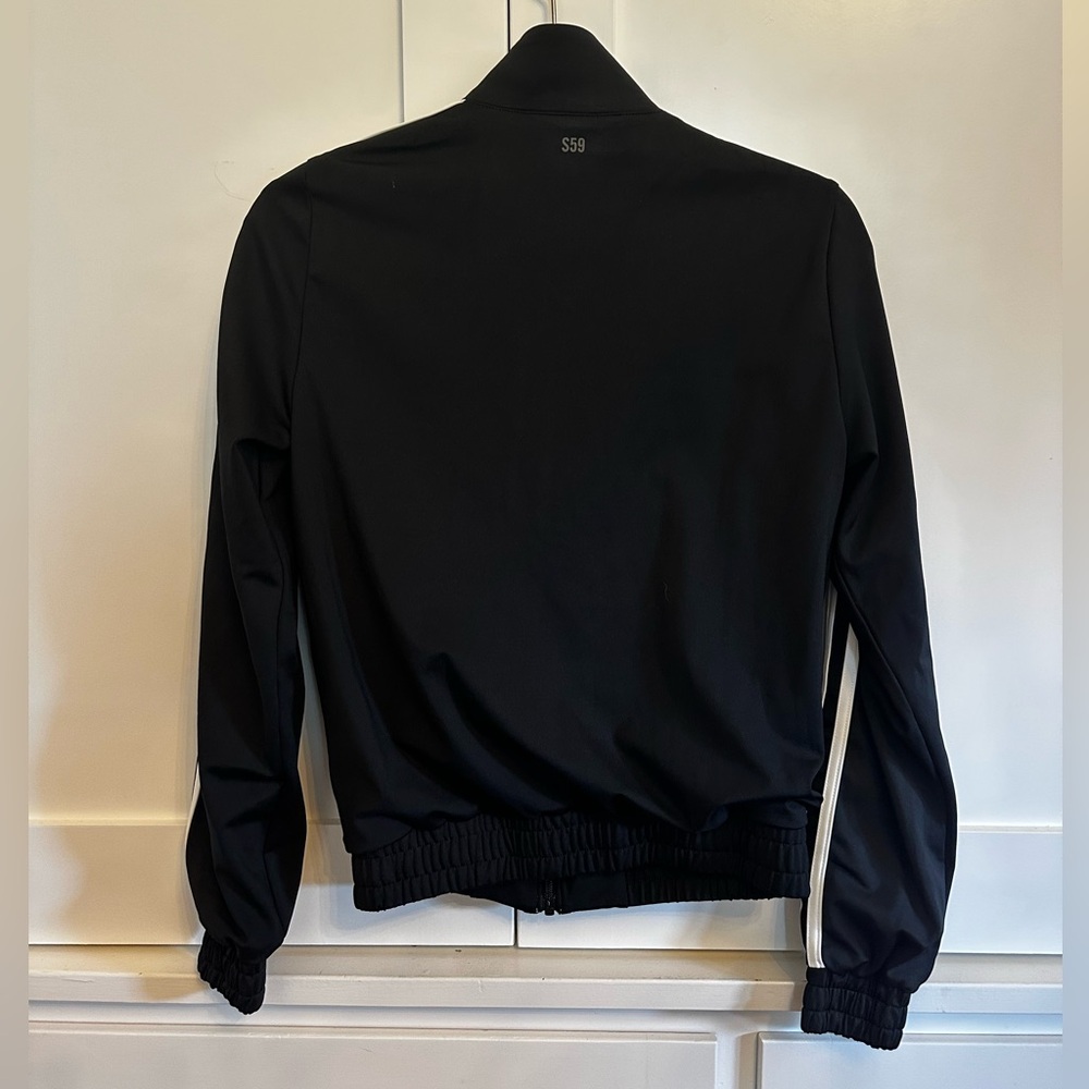 NWOT SPLITS59 Fox track jacket in black and white - Picture 6 of 7
